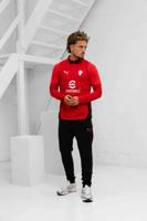 AC Milan 1/4 Zip Trainingspak Senior 2025/2026 Rood - Maat L - Kleur: RoodZwart | Soccerfanshop