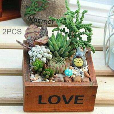 2st Plant bloem bloem Pot Mini plantenbak willekeurige kleur levering