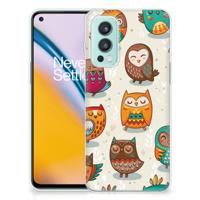 OnePlus Nord 2 5G | TPU Hoesje | Vrolijke Uilen