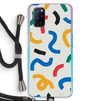 Illustratieve pop 2: Oppo A72 Transparant Hoesje met koord