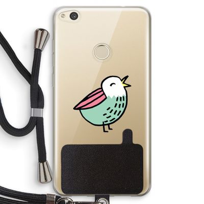 Birdy: Huawei Ascend P8 Lite (2017) Transparant Hoesje met koord