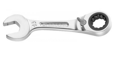 Facom Korte Anti-Slip Steekringratelsleutel 15Mm - 467BS.15 - 467BS.15