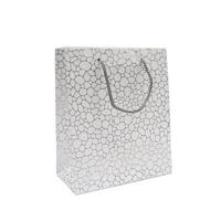 Draagtas papier - grind - afm 19x10x23cm