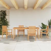 5-delige Tuinset massief teakhout 5-delige Tuinset massief teakhout