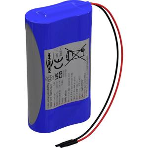 Ansmann 1S2P Accupack Aantal cellen: 2 Batterijgrootte: 18650 Kabel Li-ion 3.6 V 5100 mAh