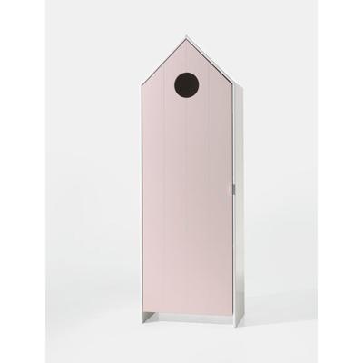 Leen Bakker - Vipack Kledingkast Casimi 1 Deurs - 171,5x57,6x37 Cm - MDF - Roze