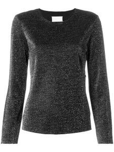 Maison Martin Margiela Pre-Owned longsleeved lurex blouse - Noir