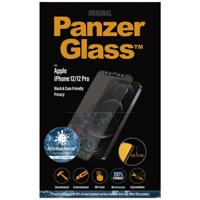 PanzerGlass Edge2Edge P2711 Screenprotector (glas) Apple iPhone 12, iPhone 12 Pro 1 stuk(s) Anti-vingerafdruk, Antibacterieel, Ontspiegeld, Meekijkbescherming