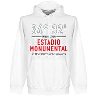River Plate Estadio Monumental Coördinaten Hoodie - thumbnail
