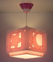 Dalber Kinderkamer hanglamp Moonlight roze 63232S - thumbnail