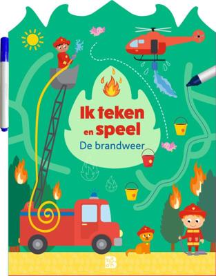 Ik teken en speel: brandweer (Paperback)