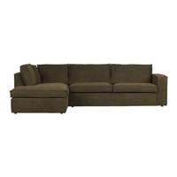 Woood Freddie Chaise Longue Links - Warm Groen - thumbnail