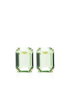 Swarovski puces d'oreilles Millenia serties de cristaux - Vert