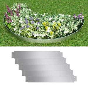 VidaXL 5 st grasboord flexibel 100x14 cm gegalvaniseerd staal
