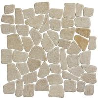 Stone Line Palladiana Mozaiek Tegel Breuk - Beige Mix Marmer Ongeglazuurd 300x300mm