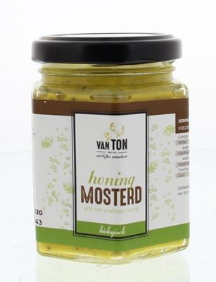 Van Ton Mosterd honing bio (170 gr)