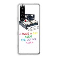 Smile: Sony Xperia 1 III Transparant Hoesje