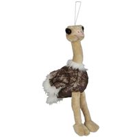 Pluche knuffel dieren Struisvogel van 25 cm