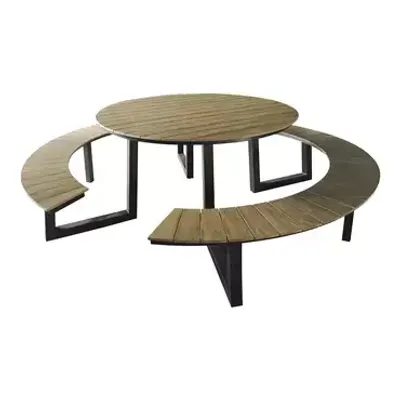 Picknickset Arezzo rond