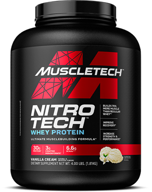 MuscleTech Nitro Tech Whey Protein Vanilla Cream (1800 g)