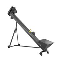Schroef transportband - 3 m - 1000 kg/u - 1400 tpm - 7 hoogtes verstelbaar Schroef transportband - 3 m - 1000 kg/u - 1400 tpm - 7 hoogtes verstelbaar