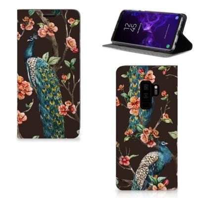 Samsung Galaxy S9 Plus | Hoesje maken | Pauw met Bloemen