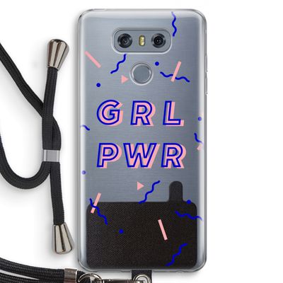 GRL PWR: LG G6 Transparant Hoesje met koord