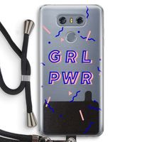GRL PWR: LG G6 Transparant Hoesje met koord