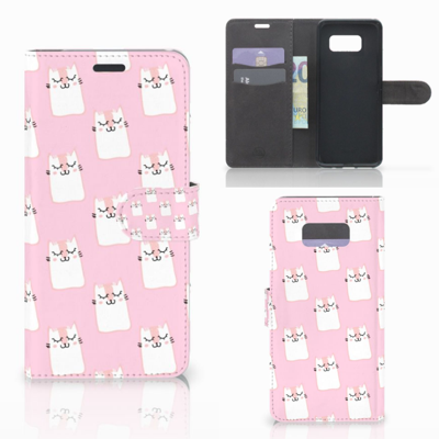 Samsung Galaxy S8 Plus | Telefoonhoesje | Met pasjeshouder | Sleeping Cats