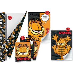 Garfield - Schoolpakket kaftpapier voor schoolboeken en schriften