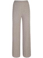 Gebreide broek 100% kasjmier Van include beige - thumbnail