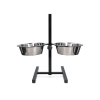 Voer en drinkbak RVS T-standaard Ø 25 cm (2,8 l)