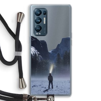 Wanderlust: Oppo Find X3 Neo Transparant Hoesje met koord