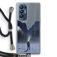 Wanderlust: Oppo Find X3 Neo Transparant Hoesje met koord