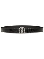 Bally ceinture à boucle logo Emblem 35 - Noir