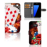Samsung Galaxy S7 Edge | Wallet Case | met Pasjes | Casino Samsung Galaxy S7 Edge | Wallet Case | met Pasjes | Casino