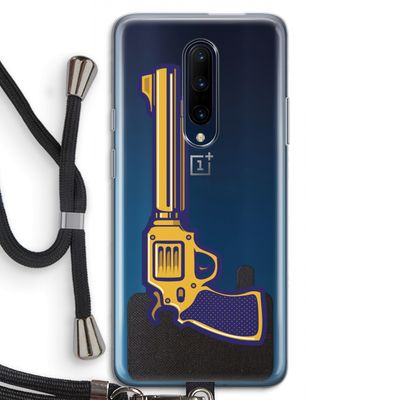 Pew Pew Pew: OnePlus 7 Pro Transparant Hoesje met koord