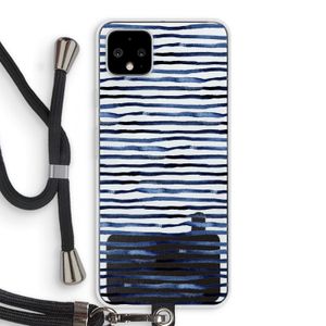 Verrassende lijnen: Pixel 4 XL Transparant Hoesje met koord