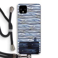 Verrassende lijnen: Pixel 4 XL Transparant Hoesje met koord