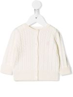 POLO RALPH LAUREN KIDS cardigan en maille torsadée - Blanc - thumbnail