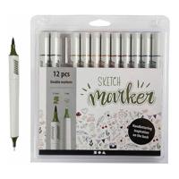 Creativ Company Tekenstiften pastel, 12st.