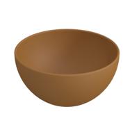 Waskom BWS Caadop Rond 24 cm Keramiek Tabak Boss & Wessing