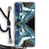 Golden Fox: Motorola Moto G9 Plus Transparant Hoesje met koord