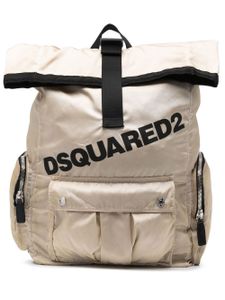 DSQUARED2 sac à dos à logo imprimé - Tons neutres