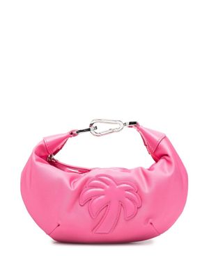 Palm Angels sac porté épaule à plaque logo - Rose