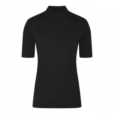 micha - Zwart | Dames | Trui | Zwart | XXL | regular | Kamst mode