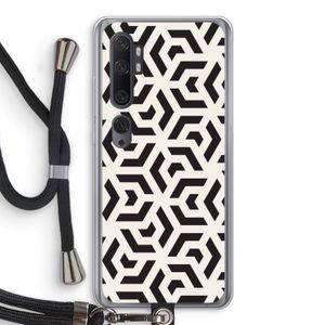 Crazy pattern: Xiaomi Mi Note 10 Transparant Hoesje met koord