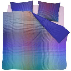 Damai Dekbedovertrek Rainbow Violet-2-persoons (200 x 200/220 cm)