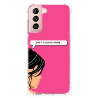 Samsung Galaxy S21 FE Anti Shock Case Woman Don't Touch My Phone