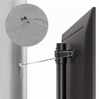 Maclean vloersteun voor TV, 32-70", max. VESA 400x400, max. 40 kg, MC-494